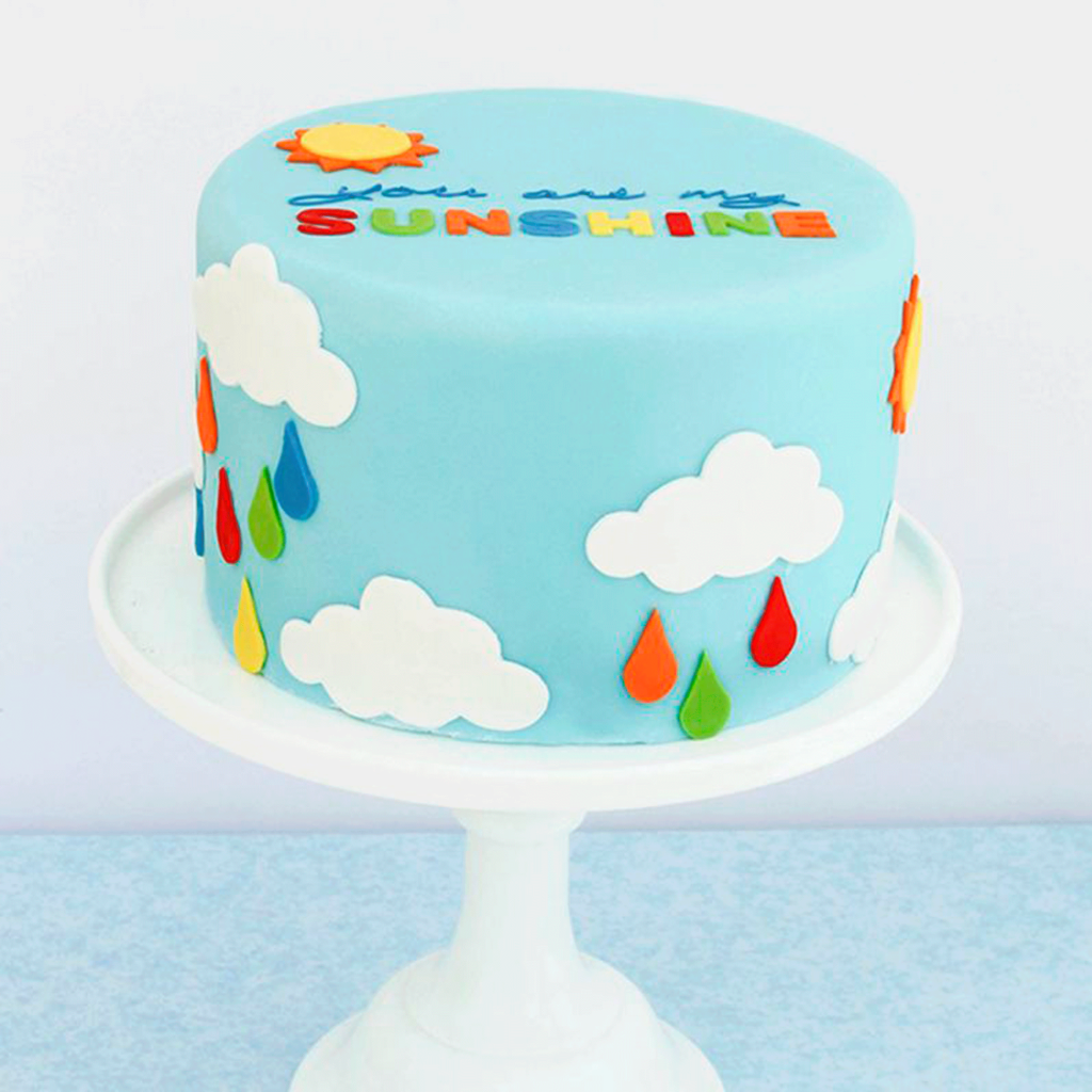 Juego Cortadores De Nubes Para Fondant Y Galletas Panchis Cakes