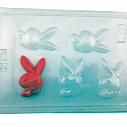 Molde Acetato Erótico para despedidas de solteros Conejo Playboy para Chocolates Mod 771