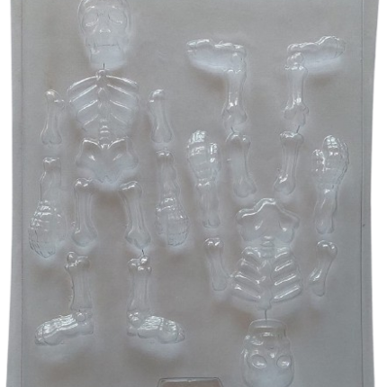 Molde Acetato Para Chocolate Halloween Esqueleto