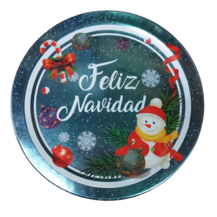 Latas O Tarros Grandes De Navidad Para Tortas Y Chocolates