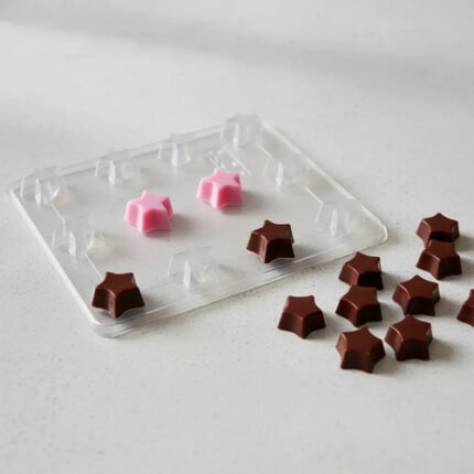 Molde Acetato Para Chocolatinas 12 Estrellas 2,5 Cm