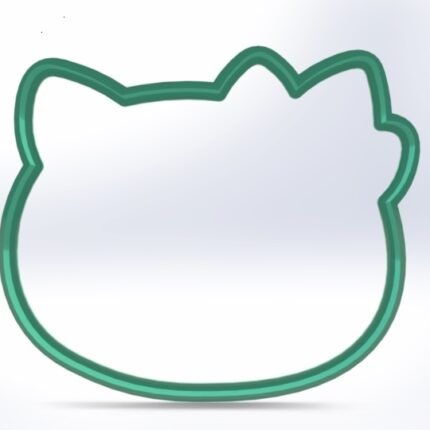 Cortador De Hello Kitty Para Fondant Y Galletas
