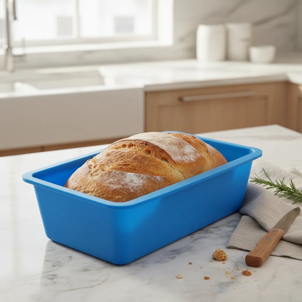 Molde Silicon Para Pan Lasañas O Tortas 25.5 Cm X 10cm x 6.5Cm