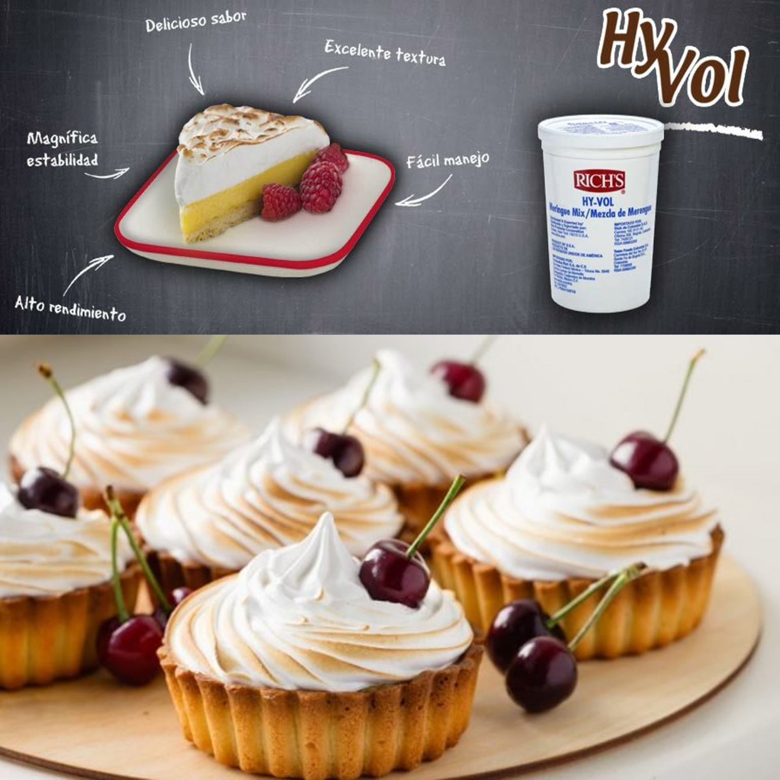 Merengue En Polvo en Premezcla Marca Prodia x 100g Panchis Cakes