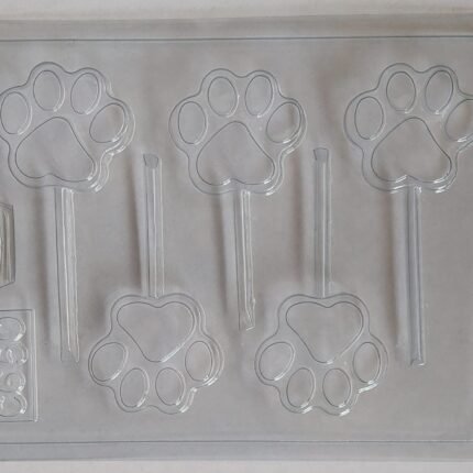 Molde Acetato 5Huellas Para Chocolate O Dulces Mod C650