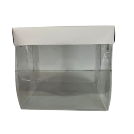 Caja Decorativa De Acetato mediana  17 x 17  cm