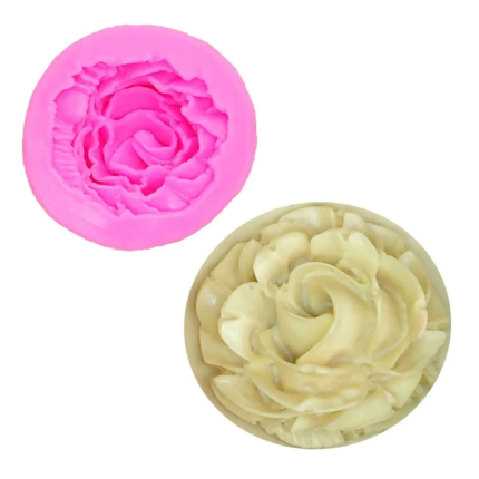 Moldes Silicon Rosa 3,2 Cm Para Fondant Chocolate Dulces