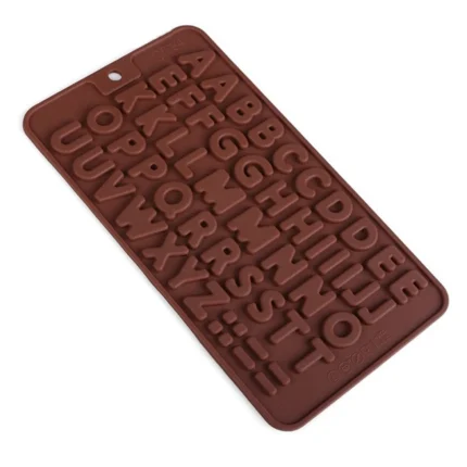 Molde Silicon Abecedario De Chocolate