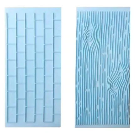 Texturizador De Madera y Ladrillo Para Decorar Fondant Cupcake Y Tortas