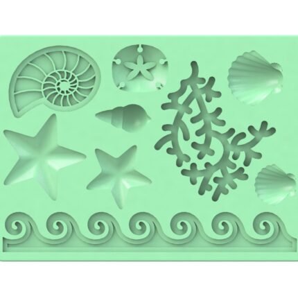 Molde Silicon Marino Para Fondant O Chocolate