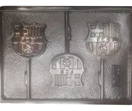 Molde Acetato Equipo de futbol Barcelona Para Chocolates