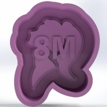 Molde Silicon Dia de la Mujer para decorar Mini Donas o chocolate