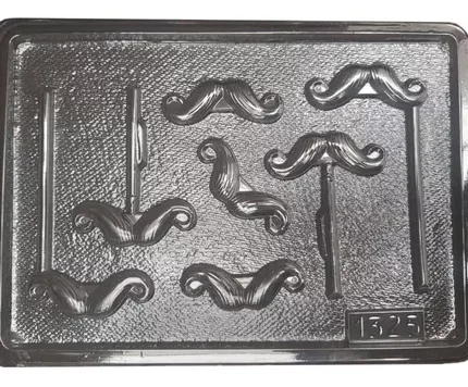 Molde Acetato Para Chocolatina 6 Bigotes o Mostacho