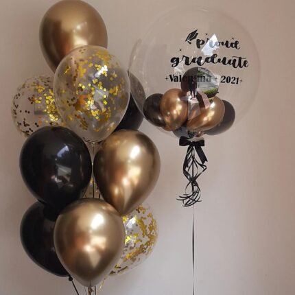 Bouquet De Globos De Helio Con Burbuja Personalizada