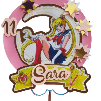 Toppers Decorativo Sailor Moon