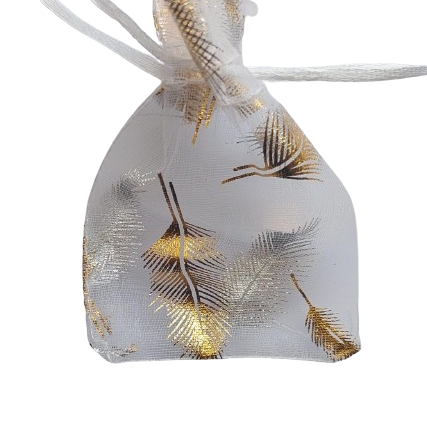 20 Bolsas en Organza o Tela tamaño 7 x 9 Para Detalles
