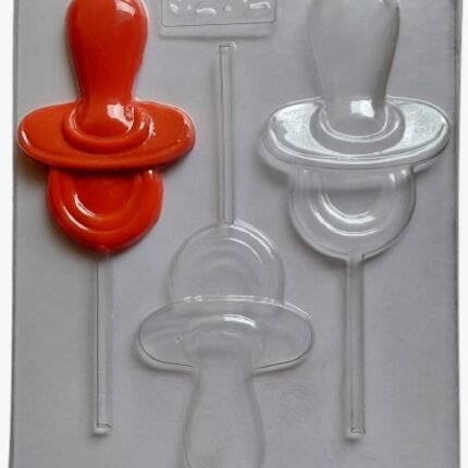 Molde de Acetato Baby Shower para Chocolatinas 3 Chupones C292