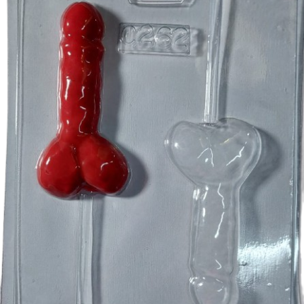 Molde  Acetato Erótico para Despedidas de Soltera de 2 Penes Para Chocolates Mod C262