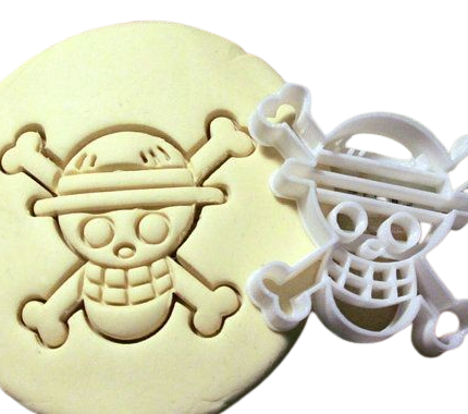 Cortador One Piece Pirata Para Galletas O Fondant