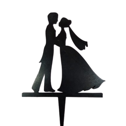 Topper para Torta de Boda o Matrimonio Mod: Pareja 1