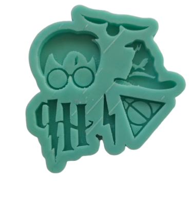 Moldes Silicon  Modelo  Simbolos de Harry Potter para Resina o Fondant