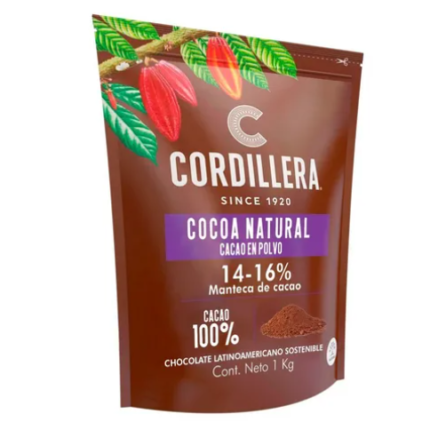 COCOA en Polvo Marca Cordillera 1kg