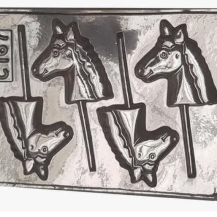 Molde Acetato 4 Caballos Para Chocolatinas Md 167