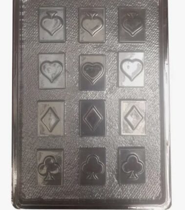 Molde Acetato Juego de Cartas de Póker Pica