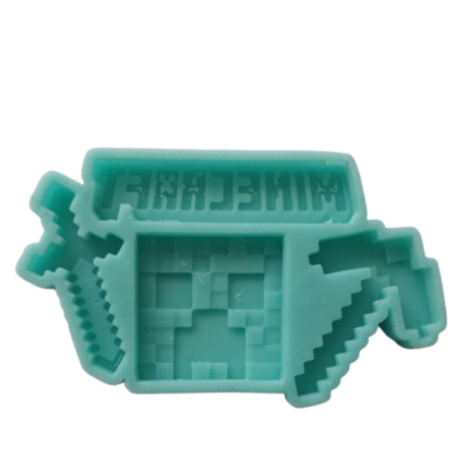 Moldes Silicon  Modelo  Símbolos de Minecraft para Resina o Fondant