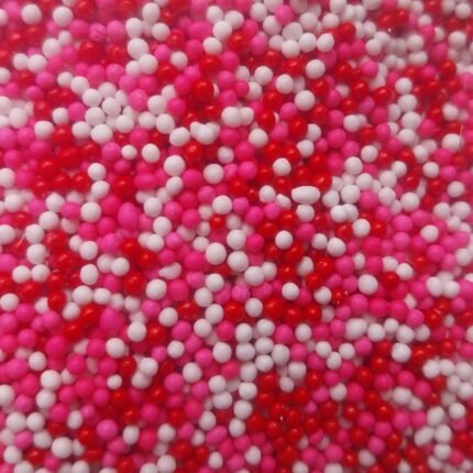 Grageas mini perlitas 3 colores Para Decorar Donas Cupcakes Galletas 100g