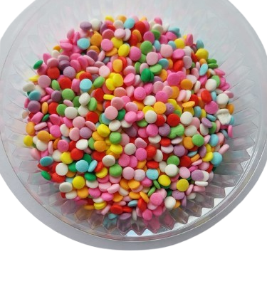 Grageas Lentejitas de Colores  Importada  Para Decorar Donas Cupcakes Galletas 100g