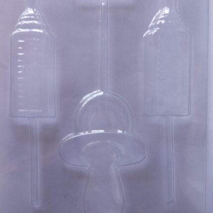 Molde Acetato Chupon y Tetero Para Chocolates Dulces C285