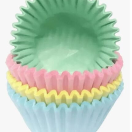 Capacillos 4 colores pastel N°5 Para Cupcakes 100 Pzas