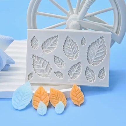Moldes Silicon Hojas  para decorar en Chocolates , Resina o Fondant