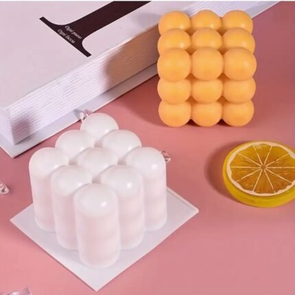 Molde silicon Burbuja Grande para  Velas, Resina y Jabones
