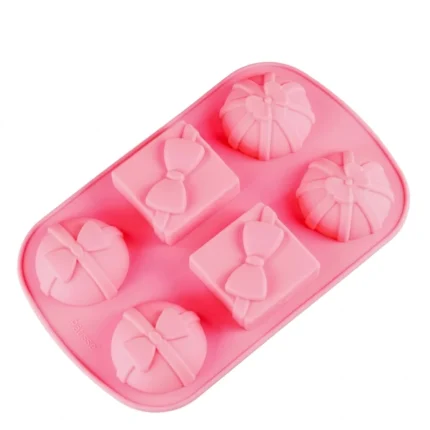 Molde Silicon Navidad Regalos Bambalina x6 chocolates cupcakes 29.5x17.5cm Colombia