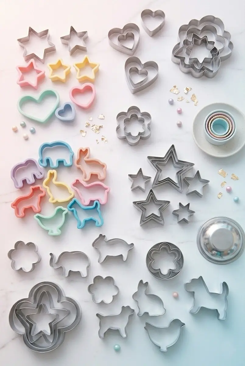 Cortadores de galletas plásticos y metálicos para repostería - Panchis Cakes