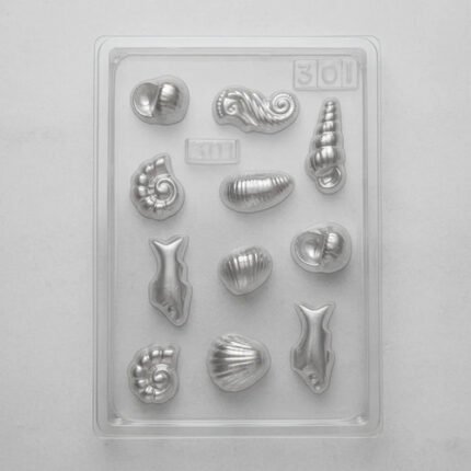 Molde Acetato Marino Peces Caballito Conchas De Mar 301