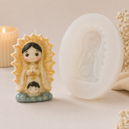 Molde Silicon Virgen de Guadalupe