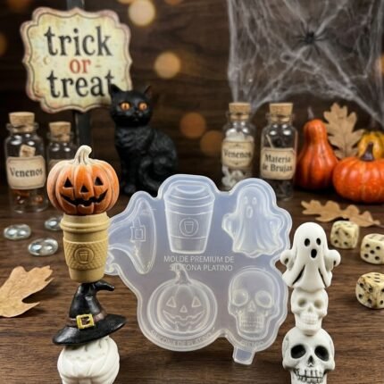 Molde Silicon Halloween Fantasma Para Fondant Chocolates
