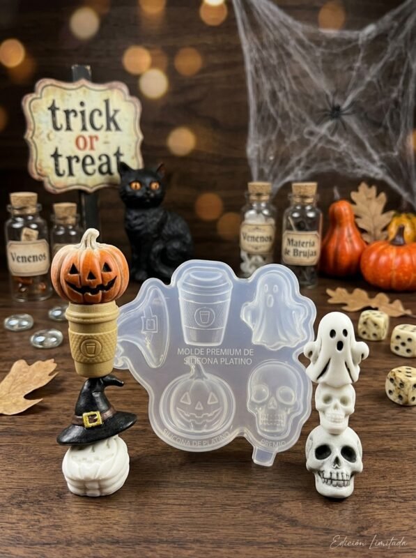 Molde Silicon Halloween Fantasma Para Fondant Chocolates